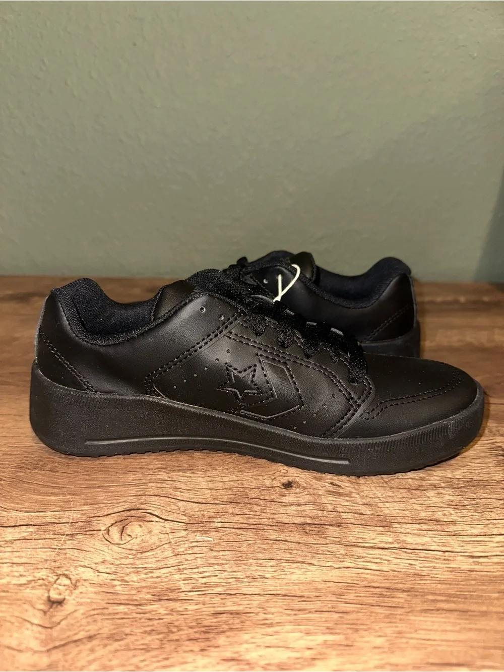 Converse Black Low-Top Skate Sneakers